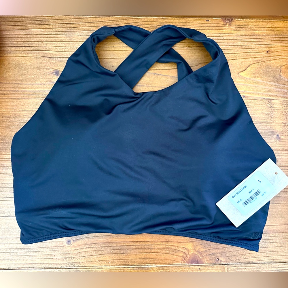 Albion Game Changer bikini top - Black - NWT